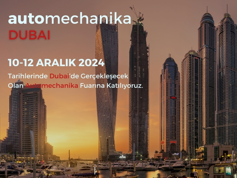 İnsel Endüstriyel AutoMechanika 2024 Dubai Fuarında!