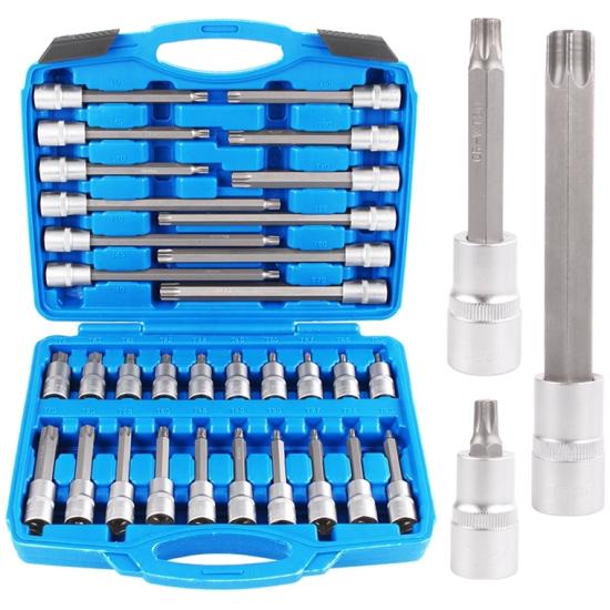 Lokma Set Torx 1/2 32 Parça T20-T70 Kısa - Orta